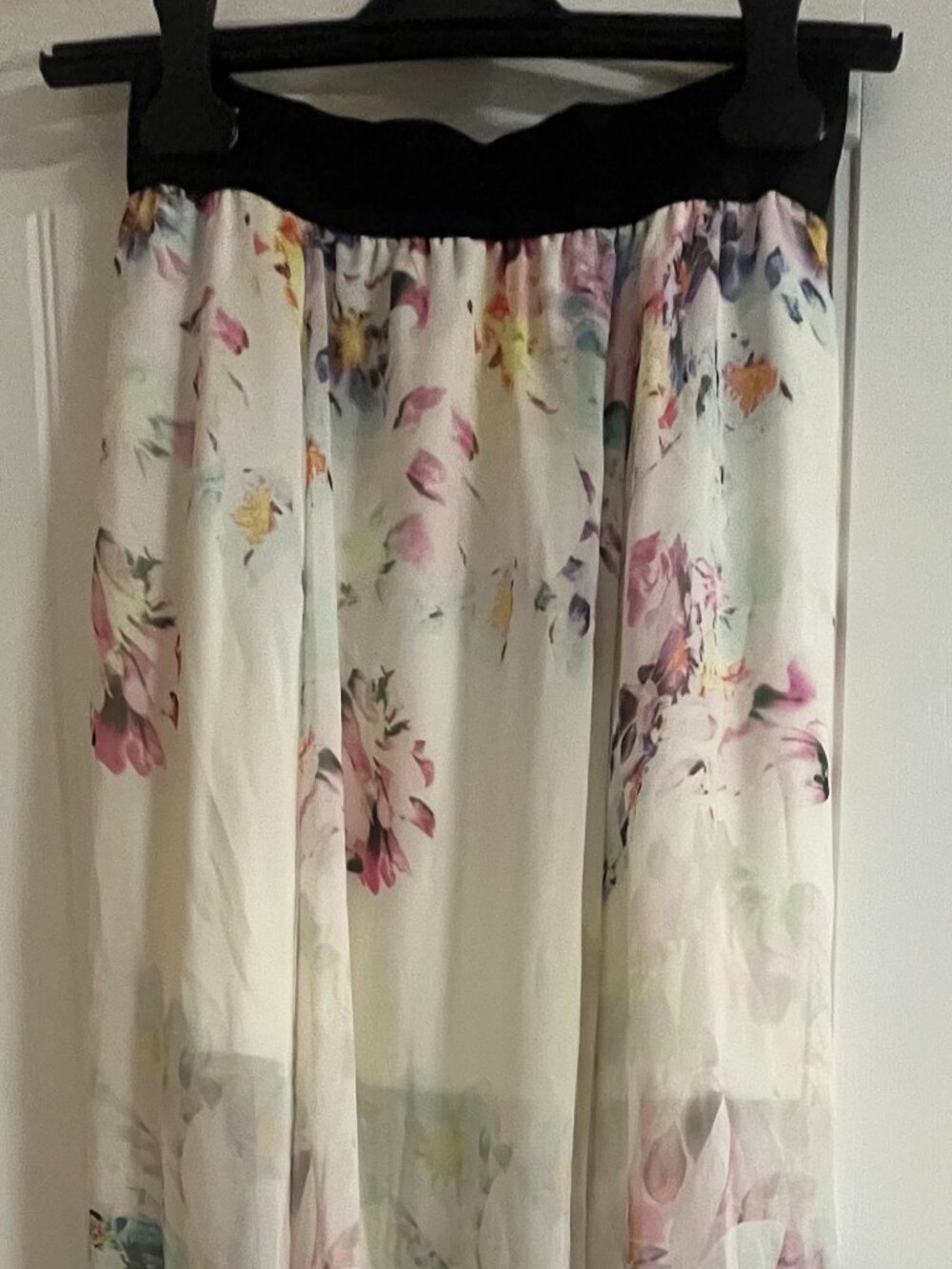 Floral maxi skirt